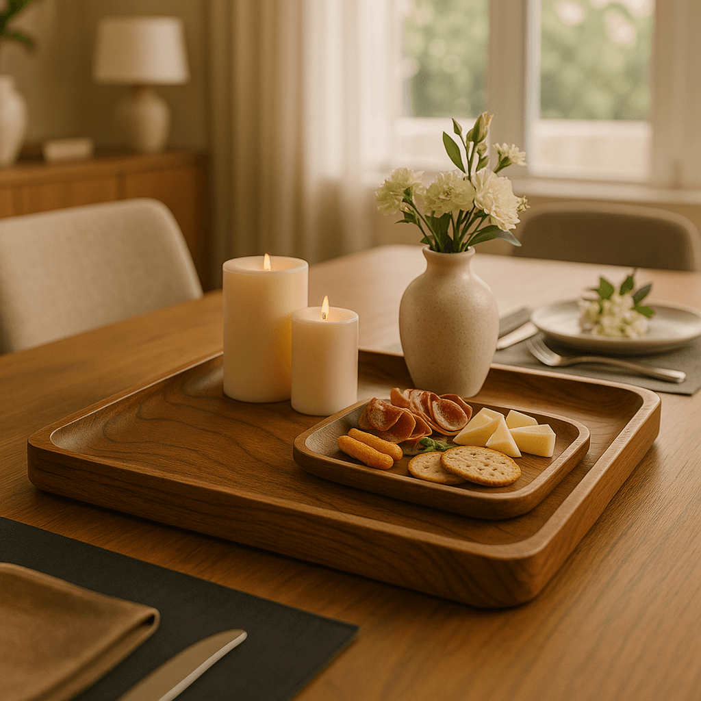 Decor Wood Serving Tray