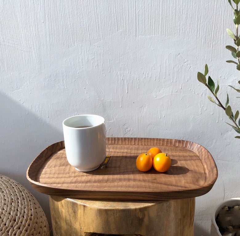 wood breakfast serving tray 