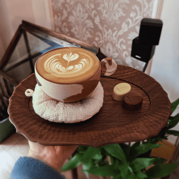 Cafe Wooden Serving Trays - Stylish Acacia & Oak Trays