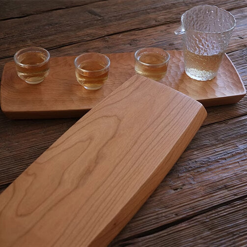 RusticBoat-ShapedWoodTray