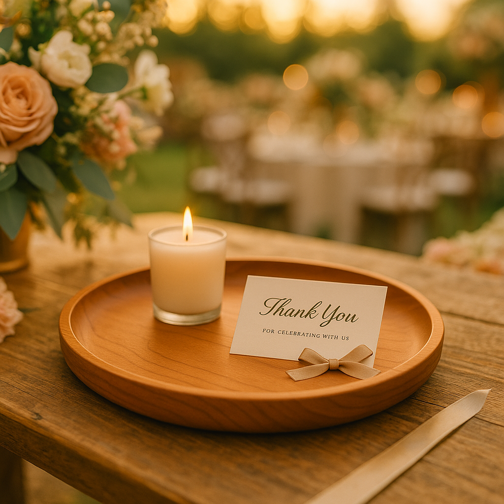Gift Wood Serving Tray