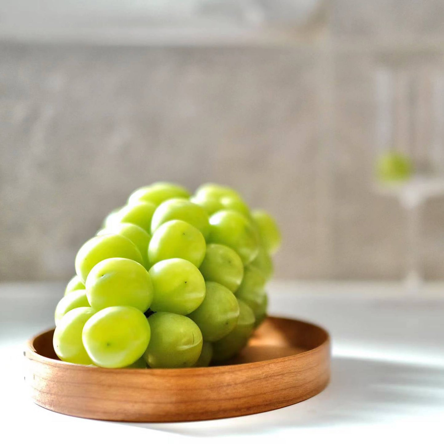 Natural Wooden Oval Decorative Tray