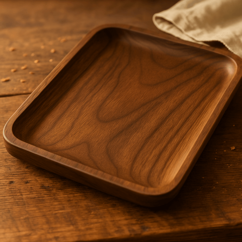 Party Wood Serving Tray