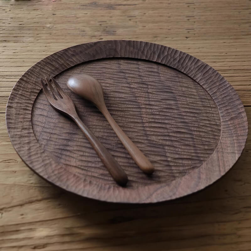 roundwoodentray