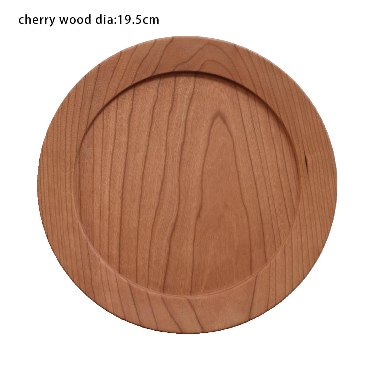 Round Wood Plate