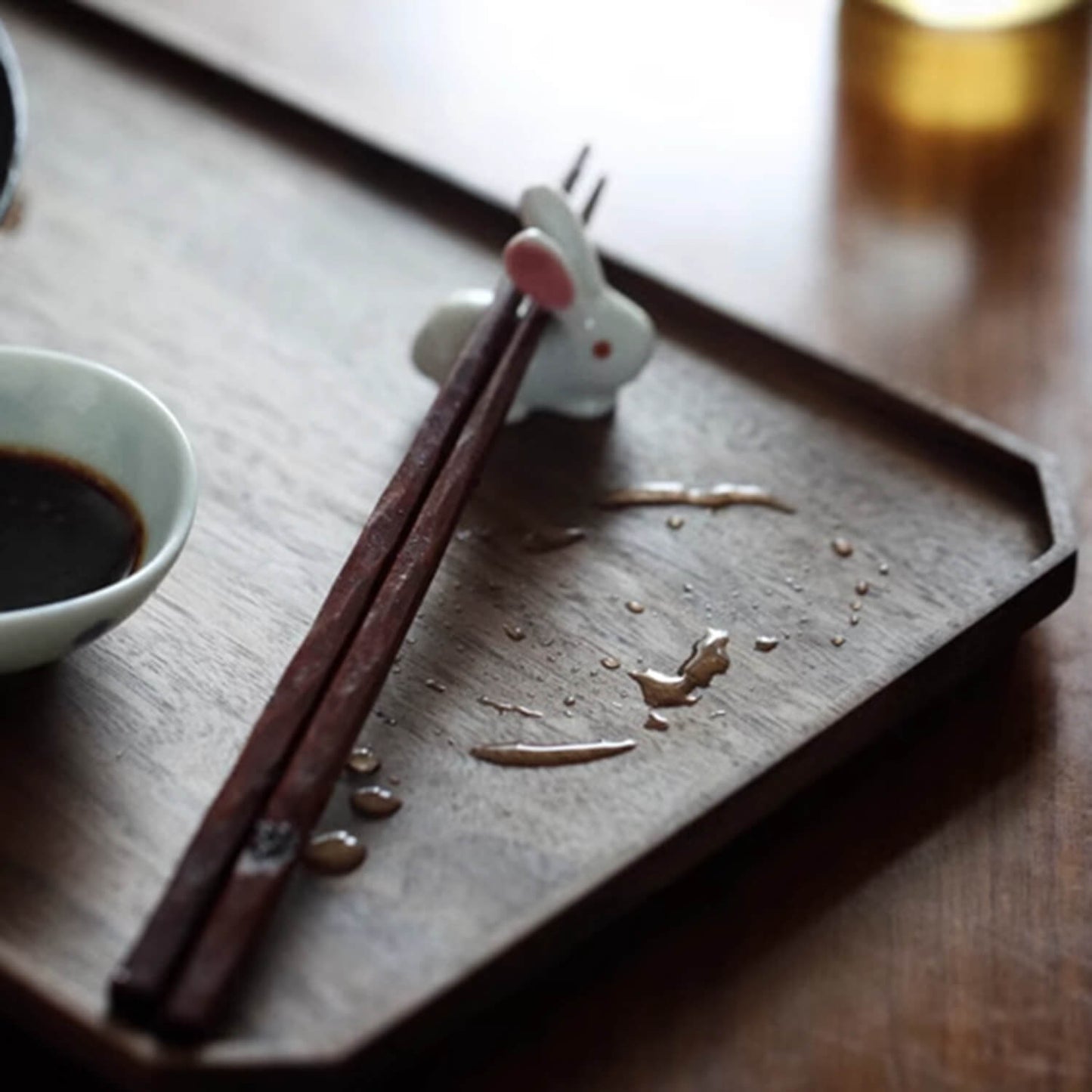 solid wood room service tray