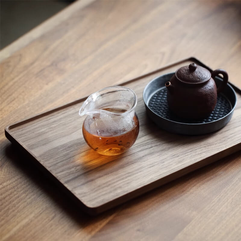 wooden room service tray