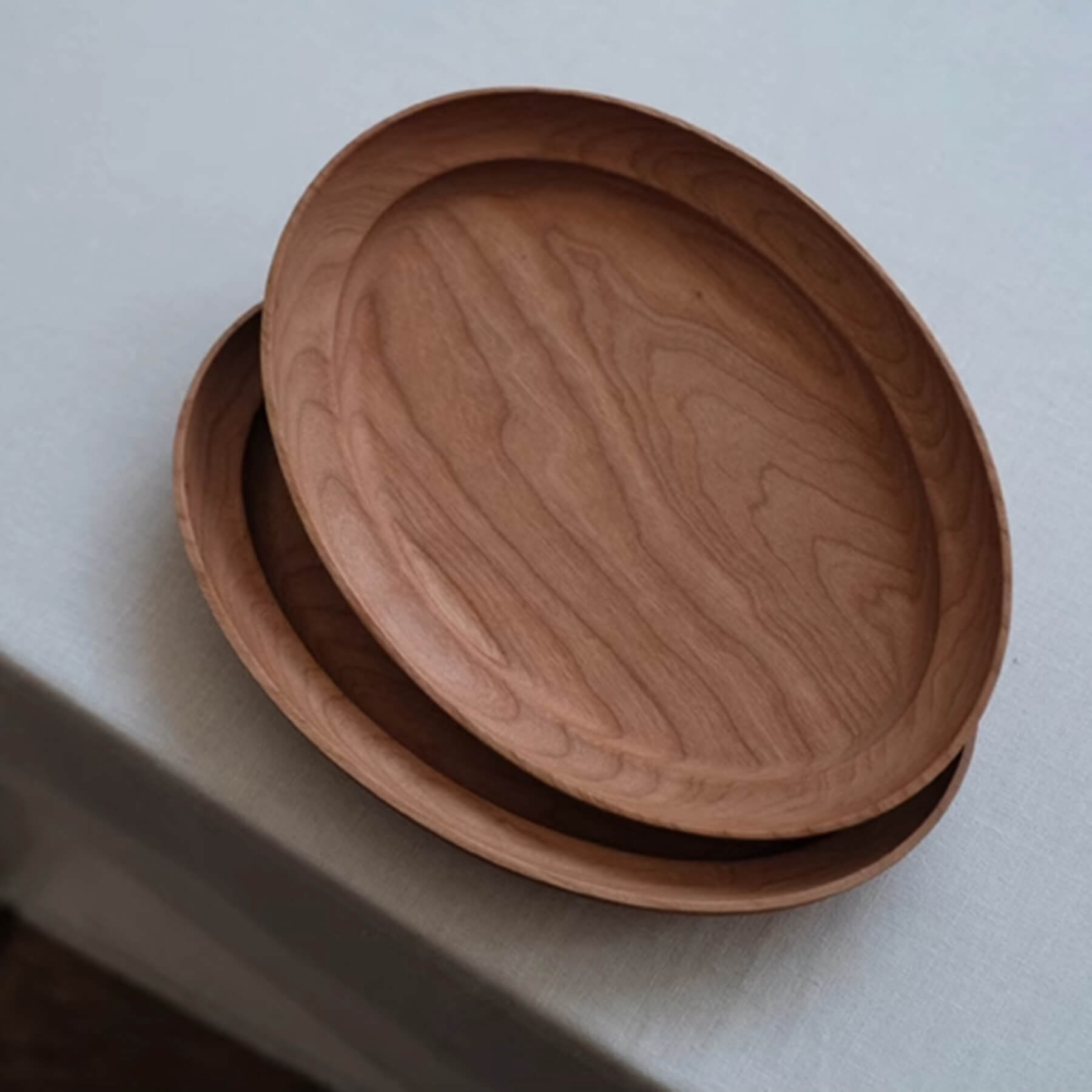 woodenovaltray