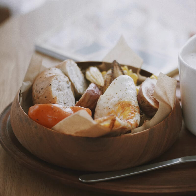 Wood Serving Bowl